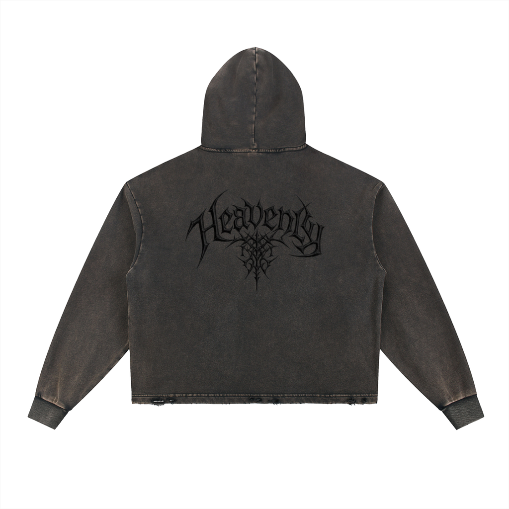 Heavenly chrome hoodie black