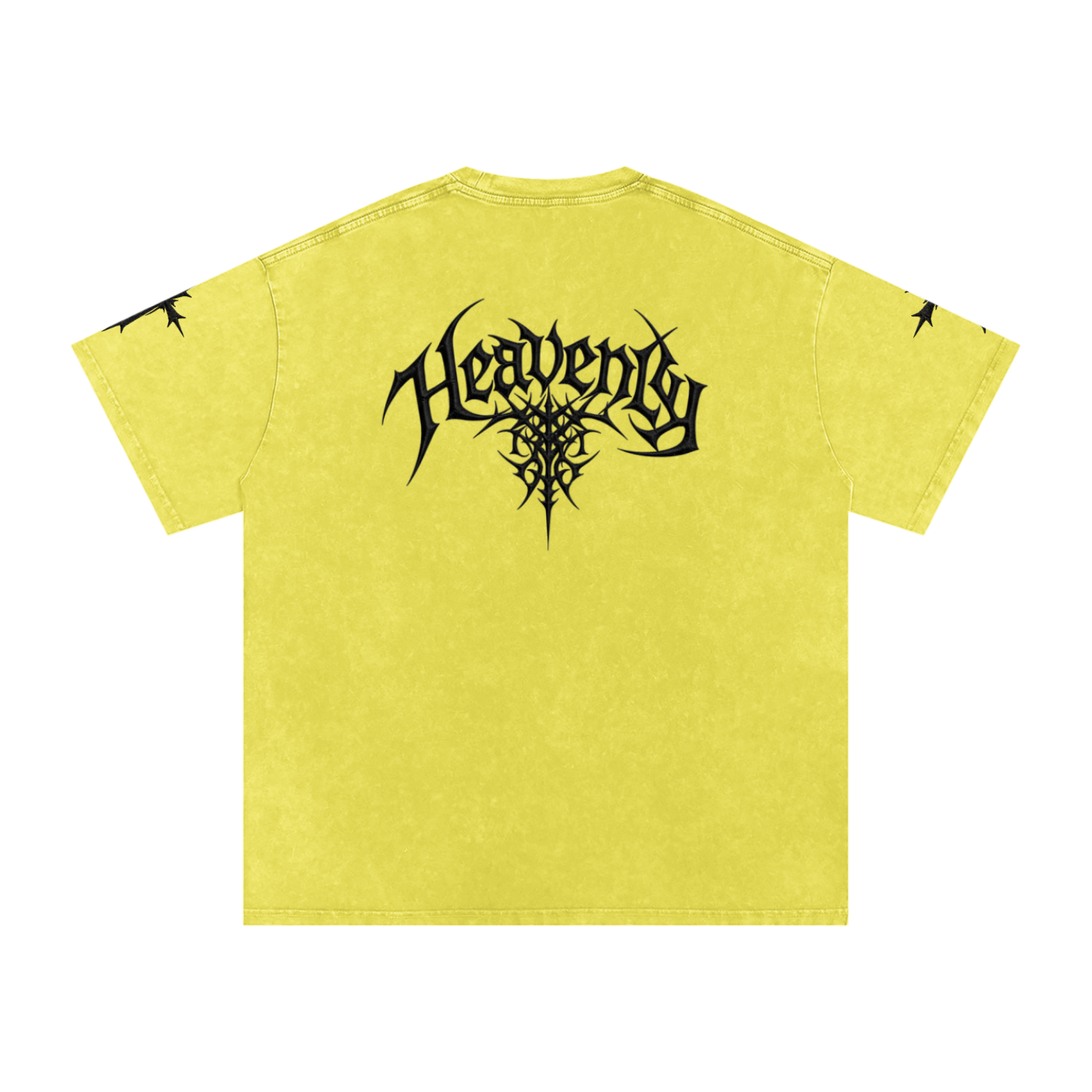 Heavenly chrome oversized t-shirt black