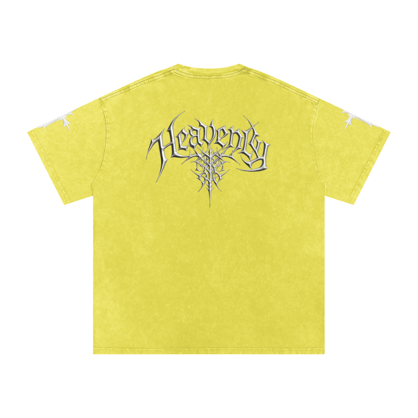 Heavenly chrome oversized t-shirt white