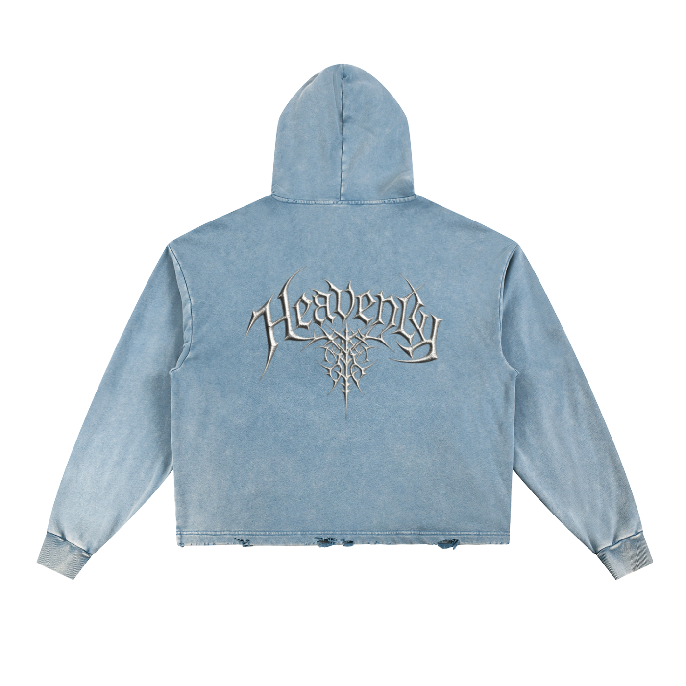 Heavenly chrome hoodie white