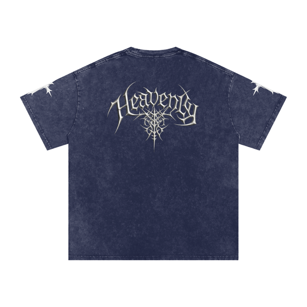 Heavenly chrome oversized t-shirt white