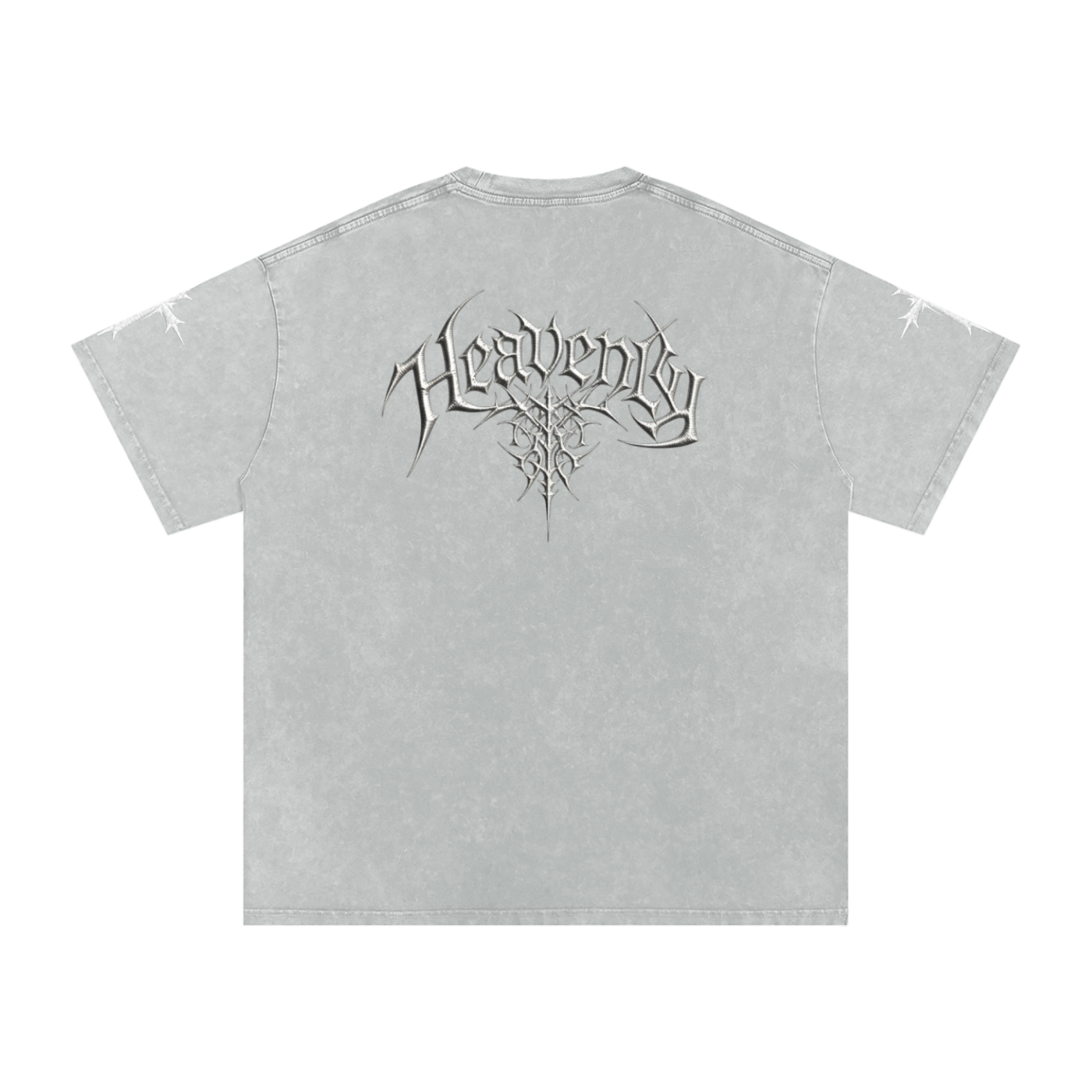 Heavenly chrome oversized t-shirt white