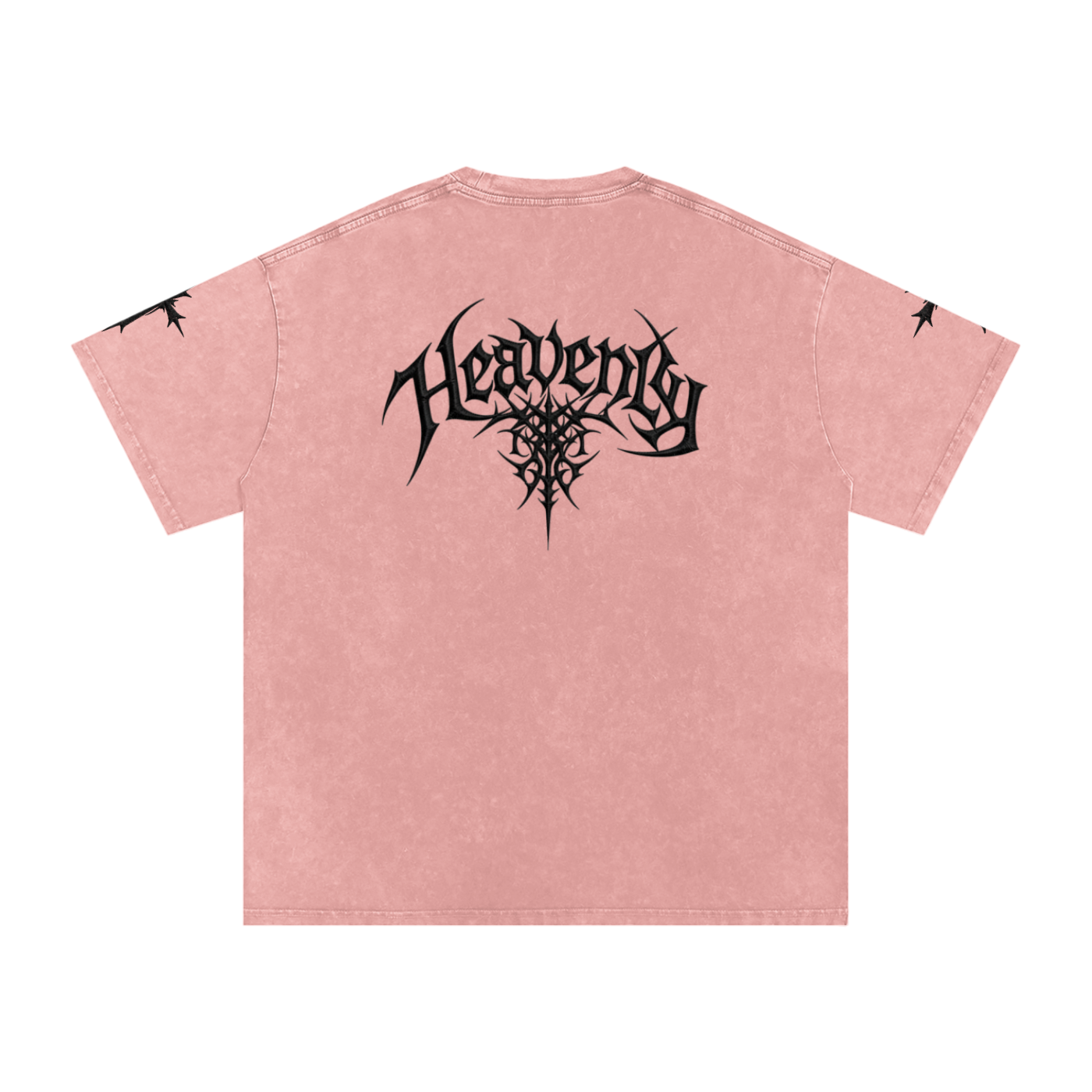 Heavenly chrome oversized t-shirt black