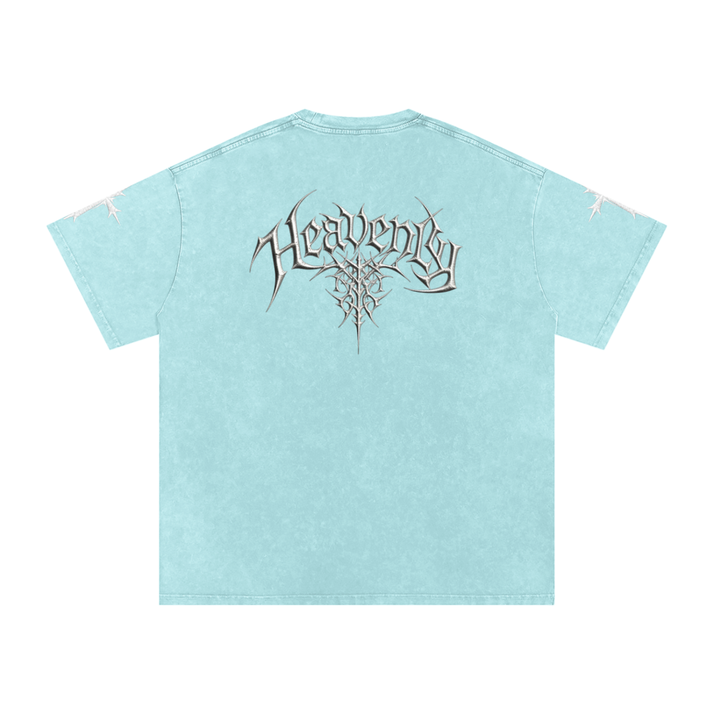 Heavenly chrome oversized t-shirt white