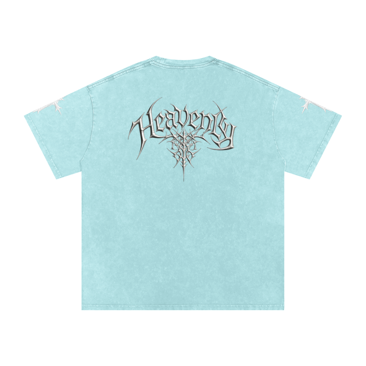 Heavenly chrome oversized t-shirt white