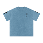 Heavenly chrome oversized t-shirt black