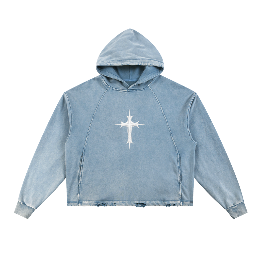 Heavenly chrome hoodie white