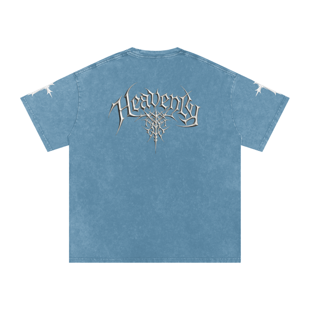 Heavenly chrome oversized t-shirt white