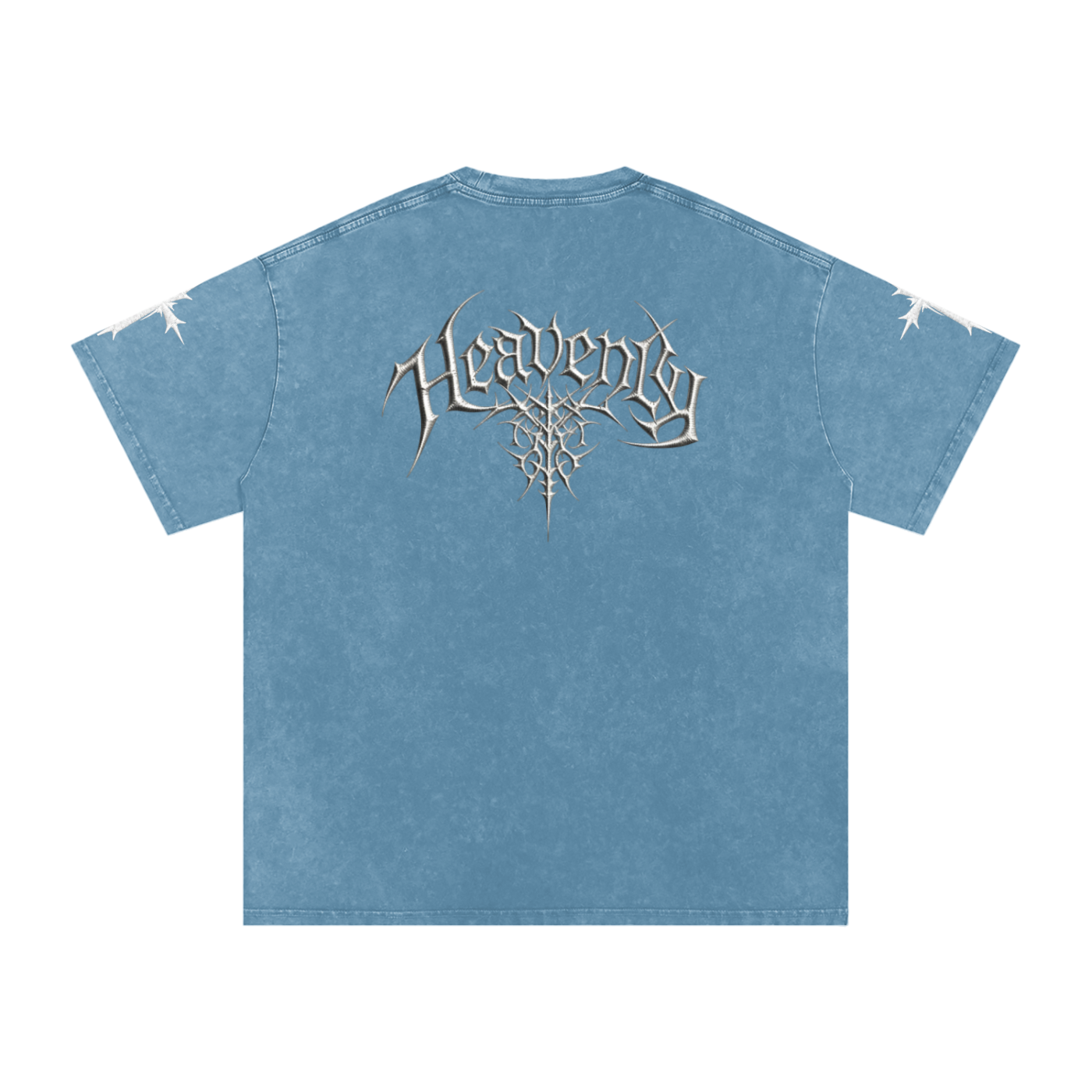 Heavenly chrome oversized t-shirt white