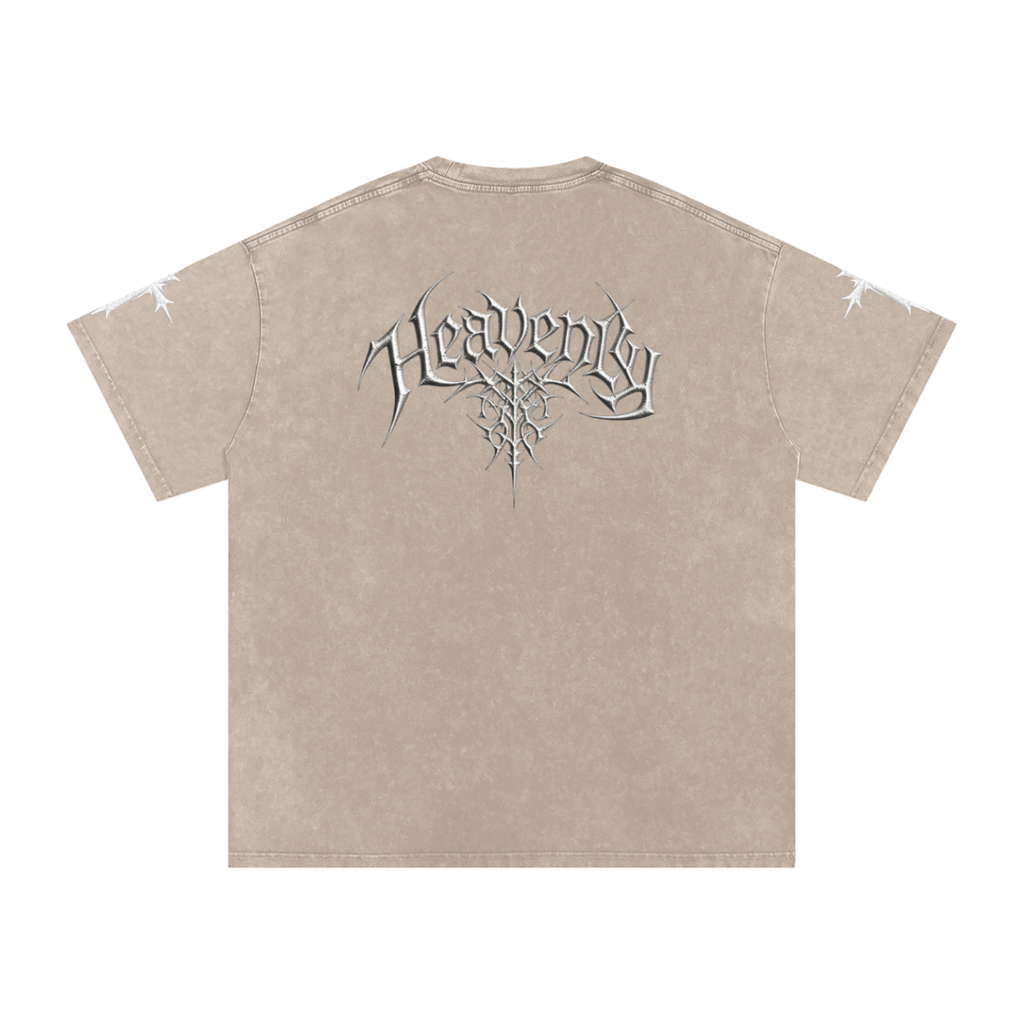 Heavenly chrome oversized t-shirt white