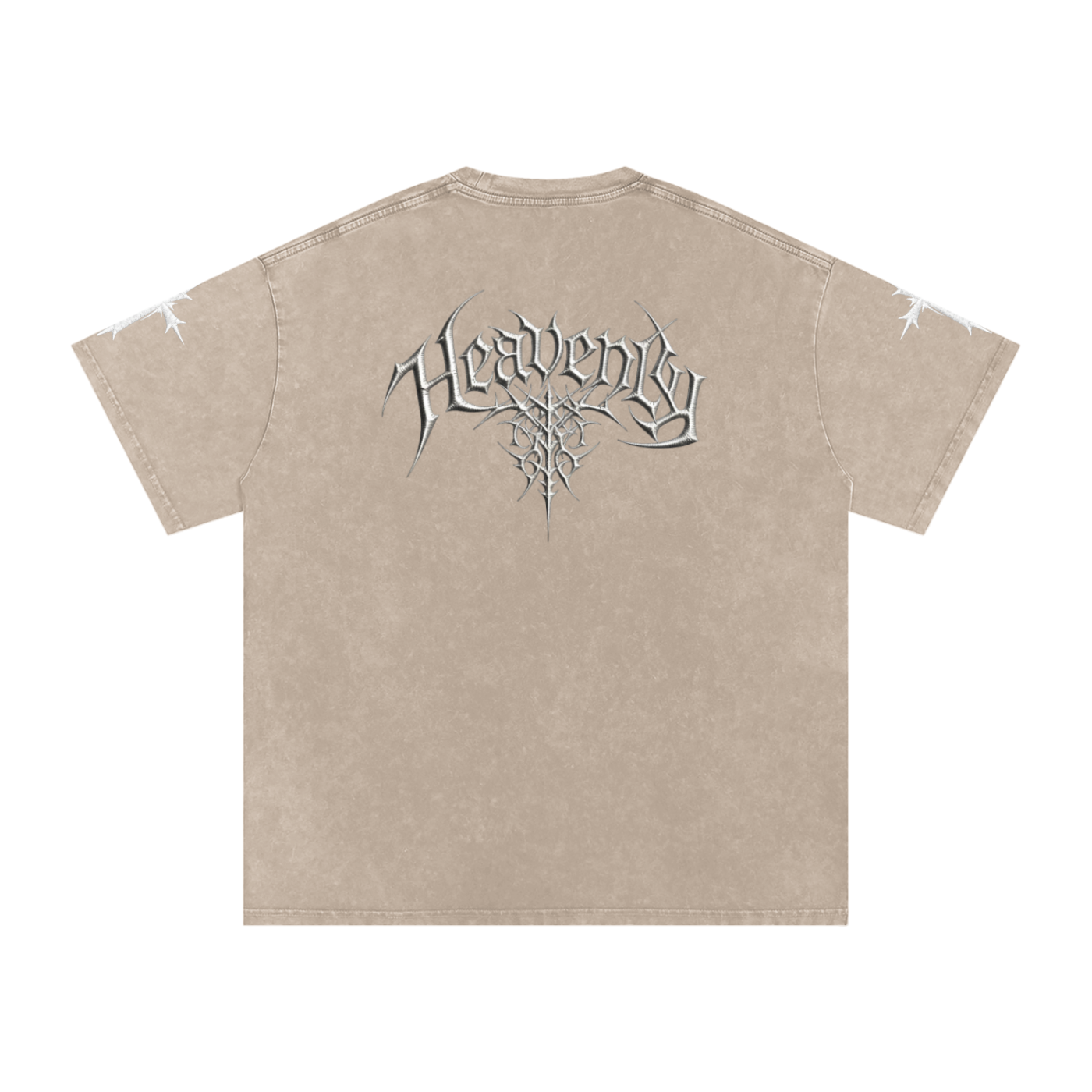 Heavenly chrome oversized t-shirt white