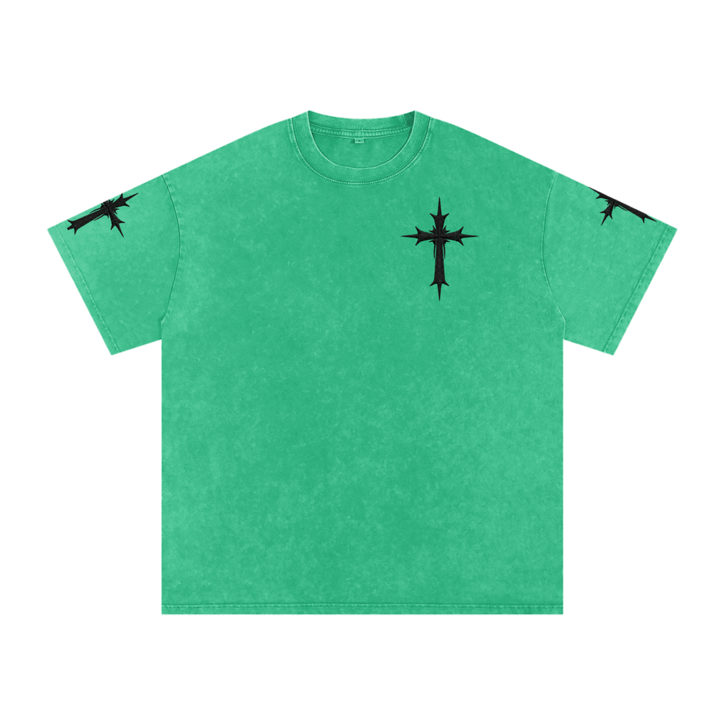 Heavenly chrome oversized t-shirt black