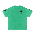 Heavenly chrome oversized t-shirt black