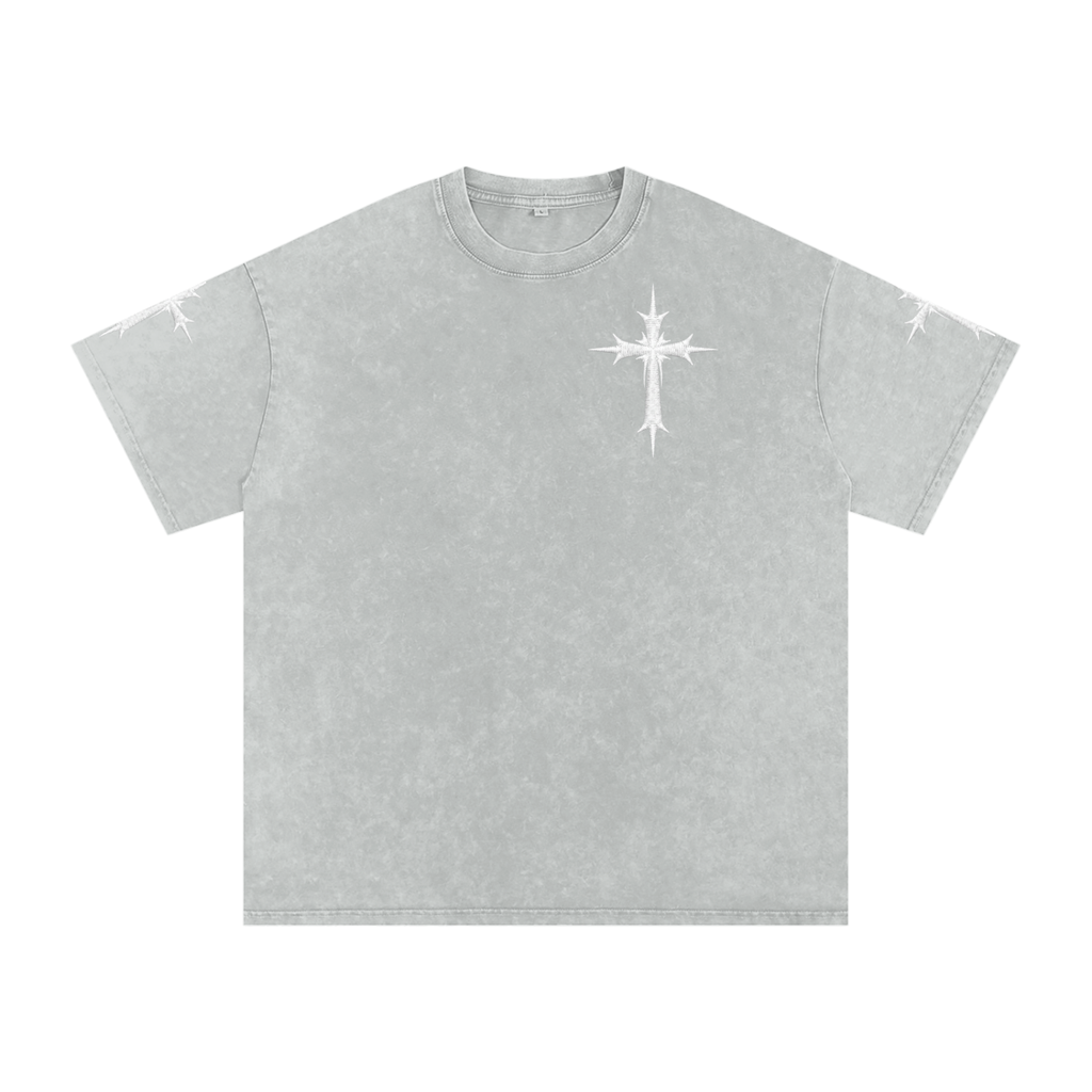Heavenly chrome oversized t-shirt white