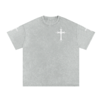 Heavenly chrome oversized t-shirt white