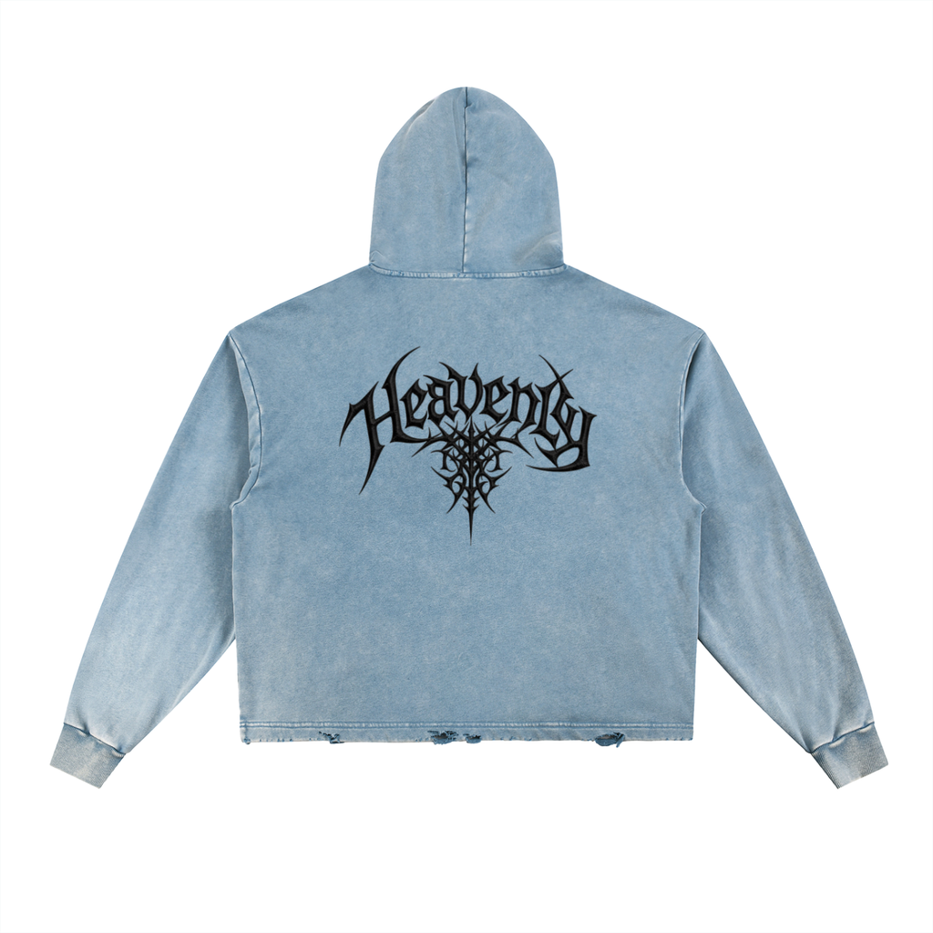 Heavenly chrome hoodie black