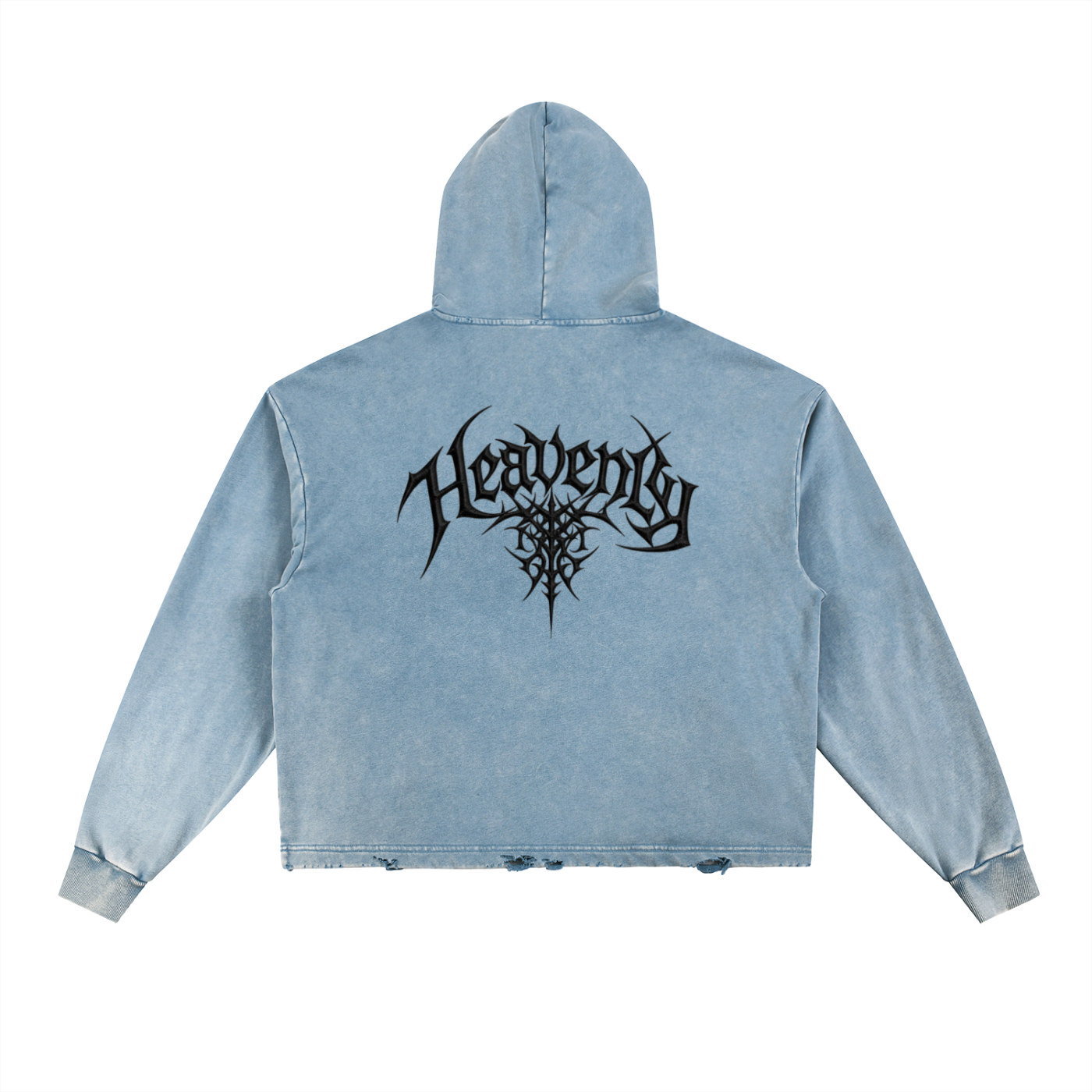 Heavenly chrome hoodie black