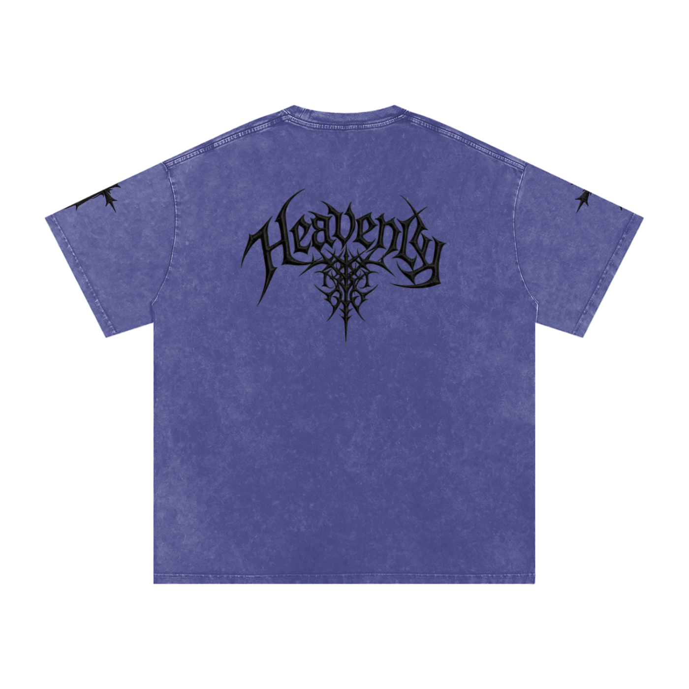 Heavenly chrome oversized t-shirt black
