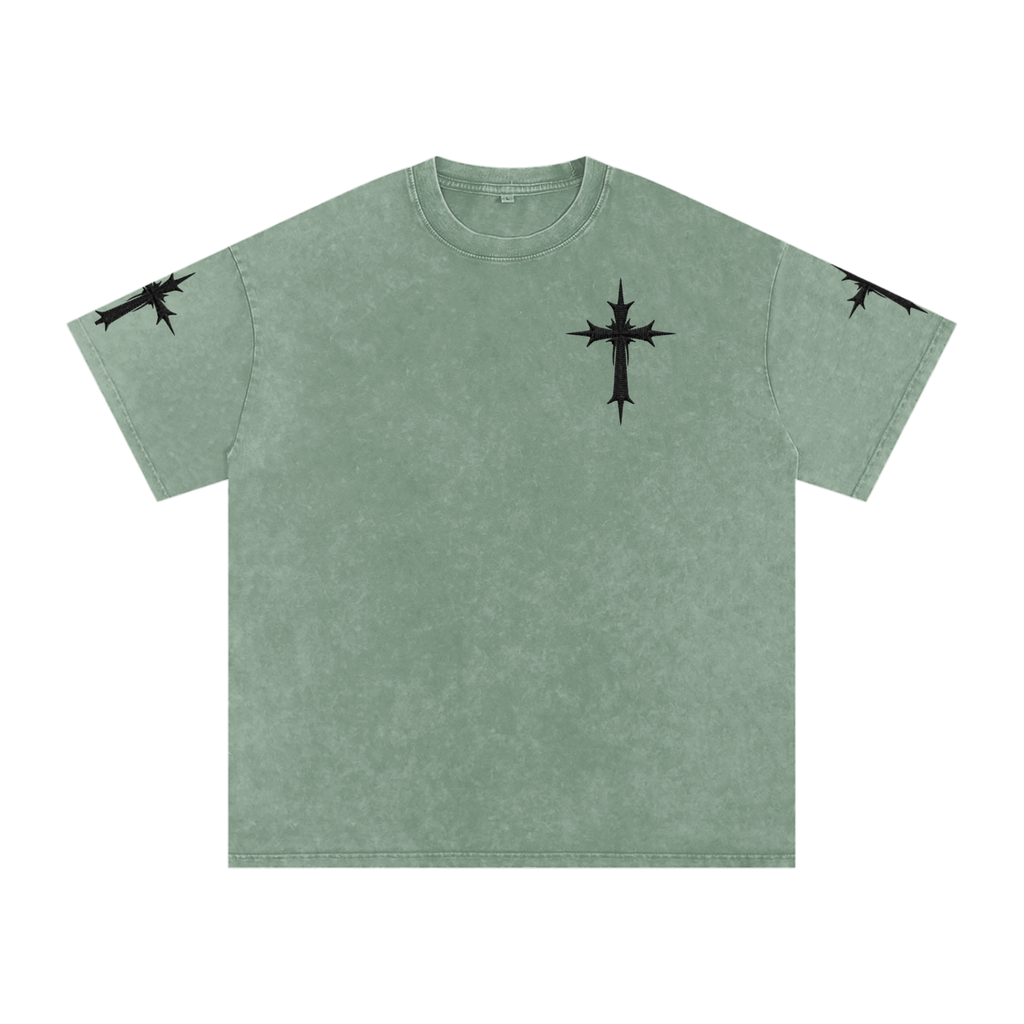 Heavenly chrome oversized t-shirt black