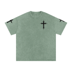 Heavenly chrome oversized t-shirt black