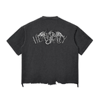 Heavenly ripped hem tee