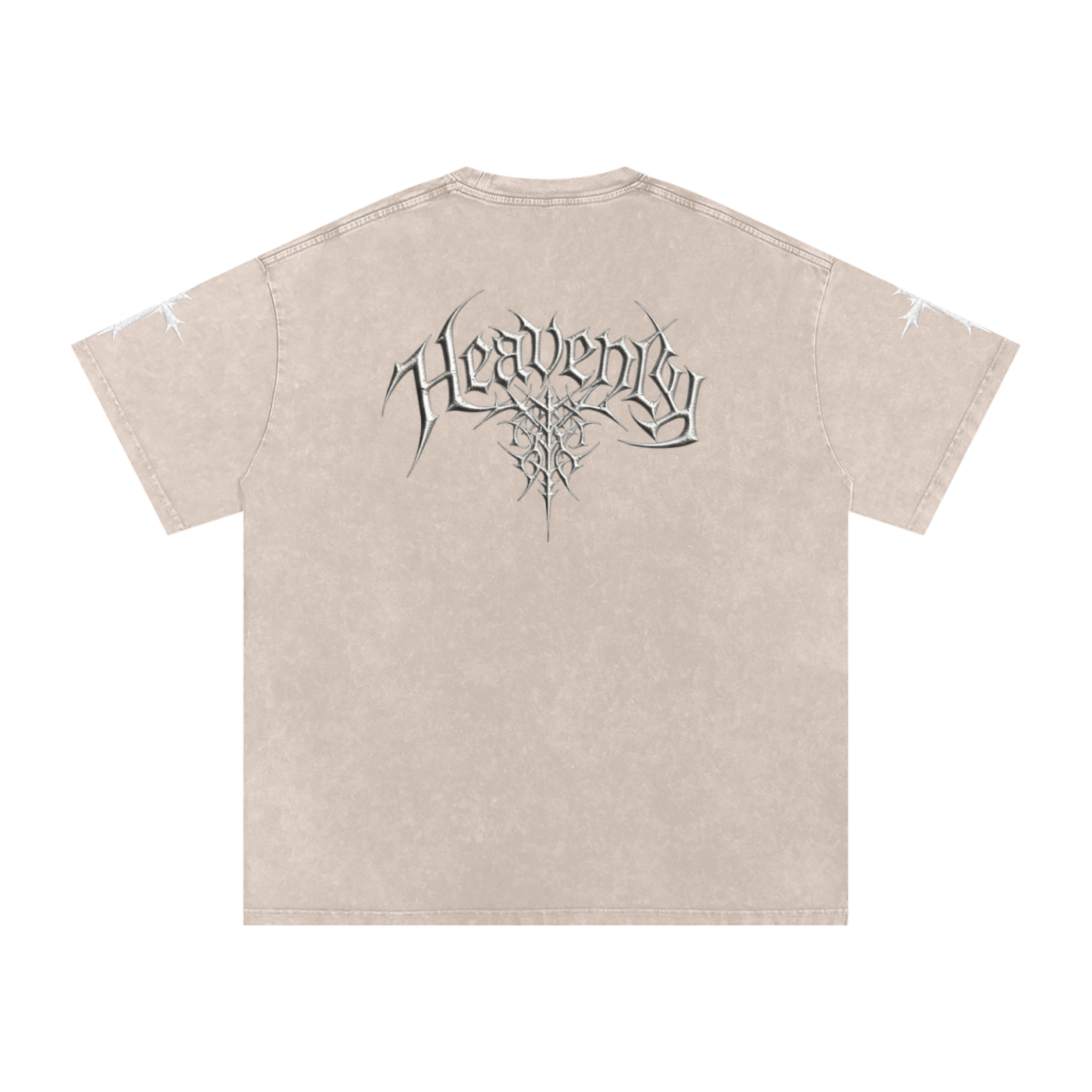 Heavenly chrome oversized t-shirt white