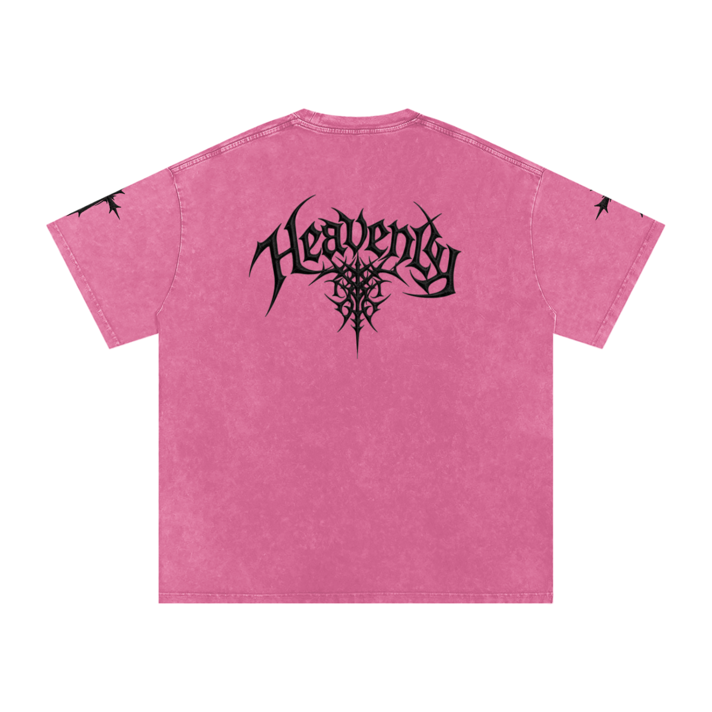 Heavenly chrome oversized t-shirt black