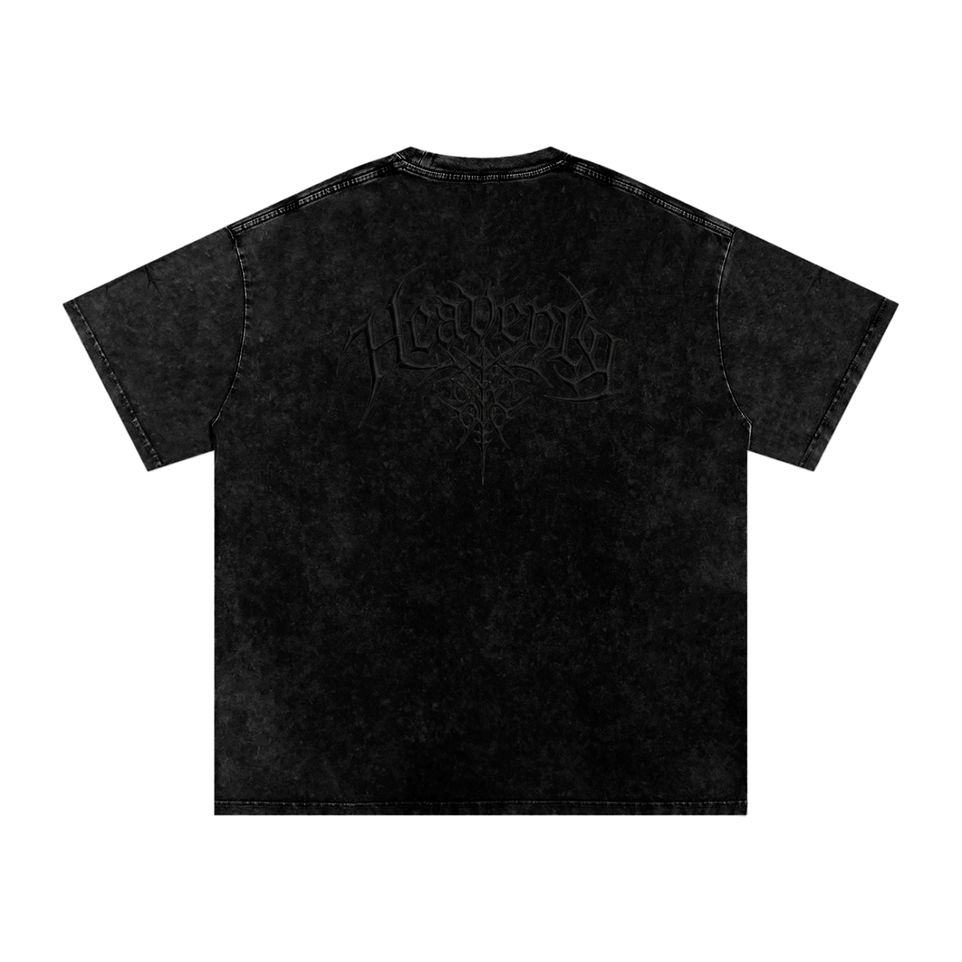 Heavenly chrome oversized t-shirt black
