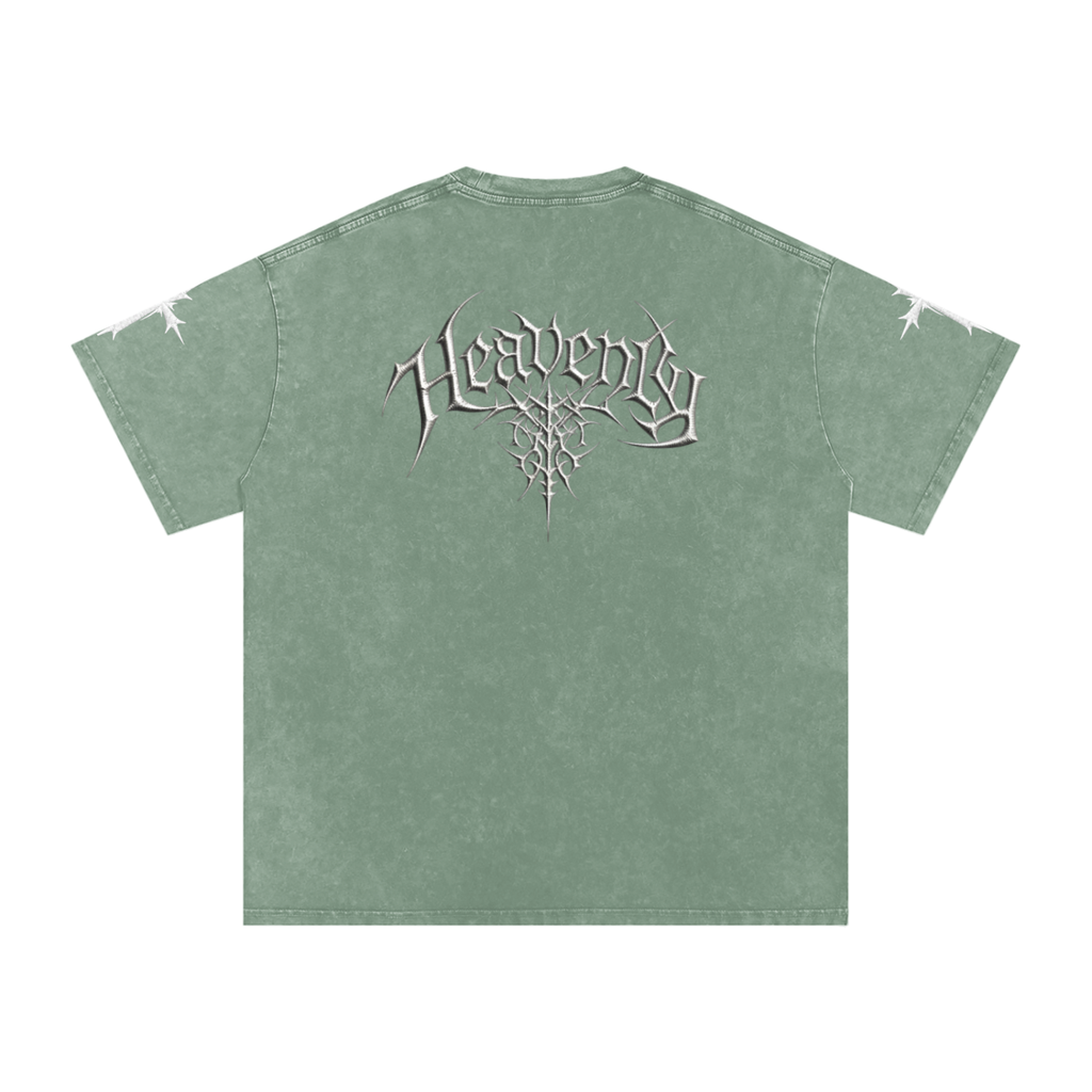 Heavenly chrome oversized t-shirt white