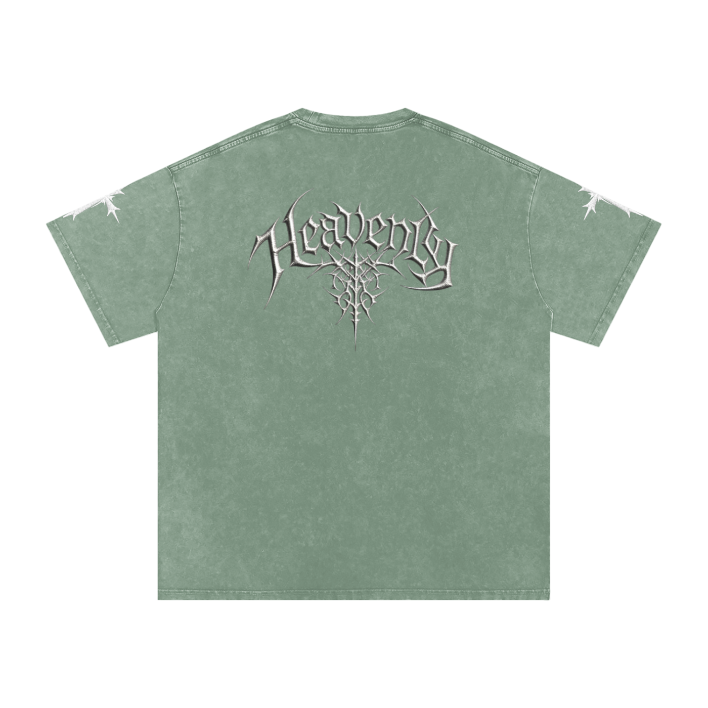 Heavenly chrome oversized t-shirt white