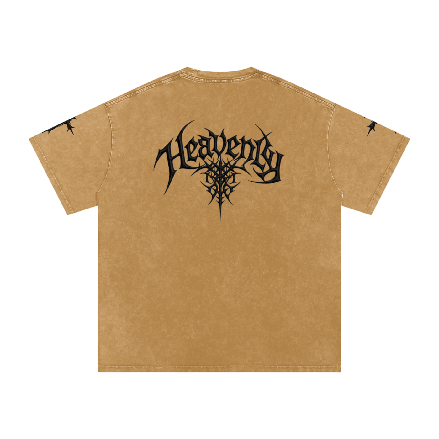 Heavenly chrome oversized t-shirt black