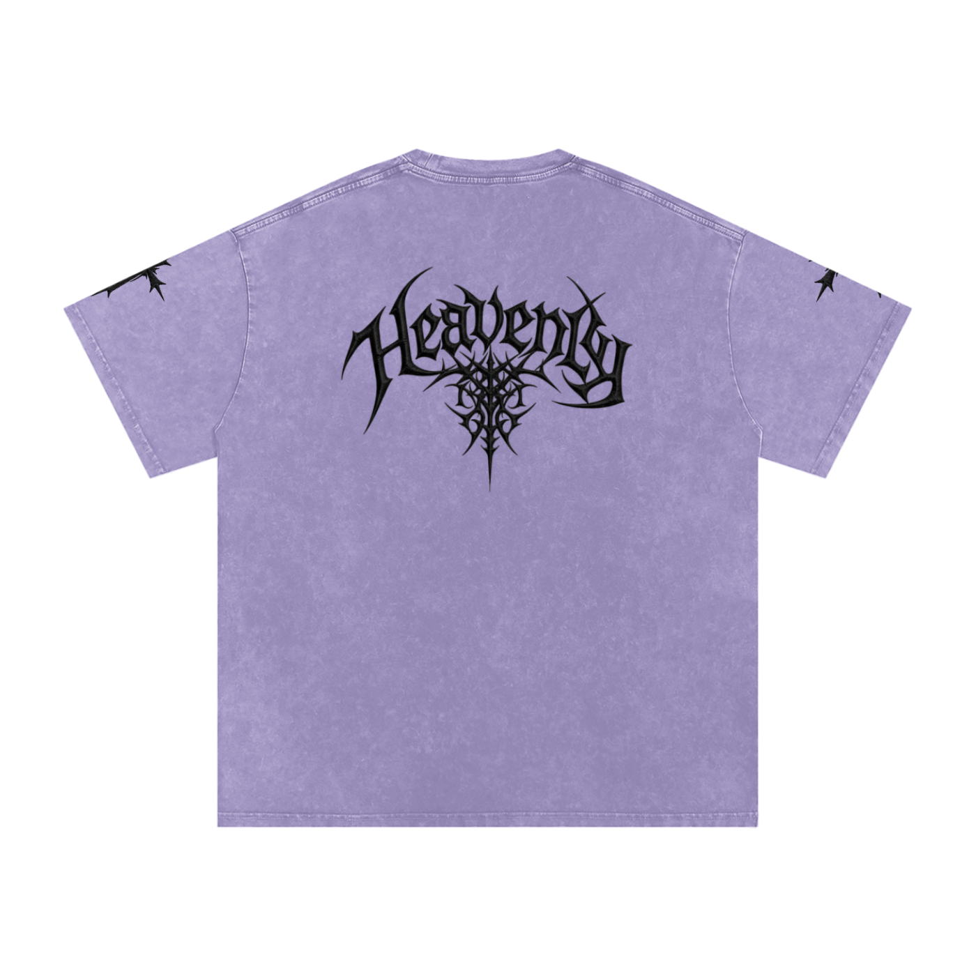 Heavenly chrome oversized t-shirt black